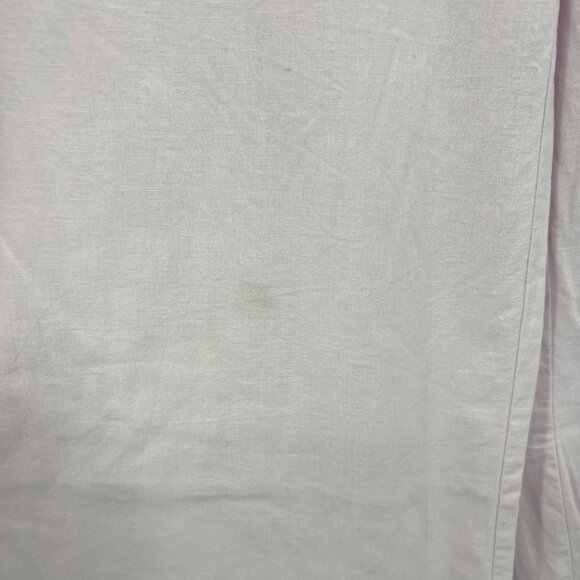 Open Edit Pink Wide Leg Lightweight Linen Blend Pants Women's Small - Picture 4 of 7